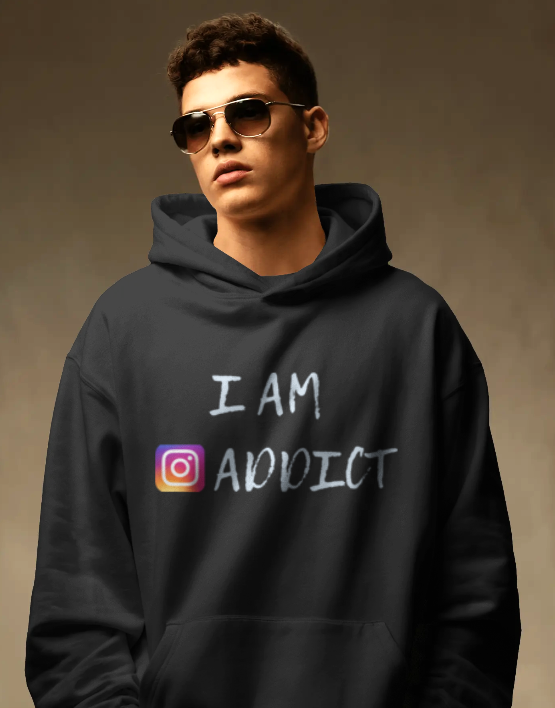 Men's Hoodie Insta Addict