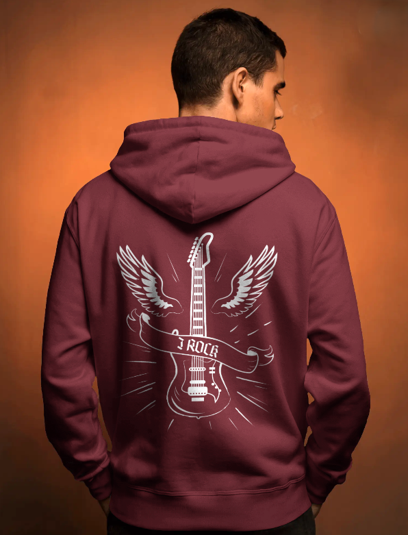 Men’s Hoodie Hard Rock Print