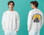 Men's Sweatshirt Motorcycle Print