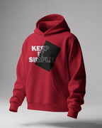 Men’s Hoodie Keep it simple Red