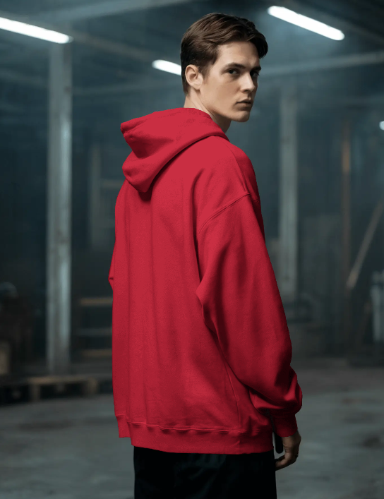 Men’s Hoodie Keep it simple Red