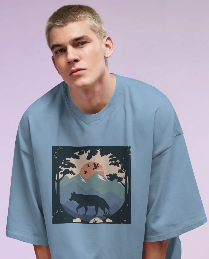 Men’s Oversized T-Shirt Half Sleeves