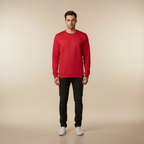 Men's Sweatshirt Motorcycle Print