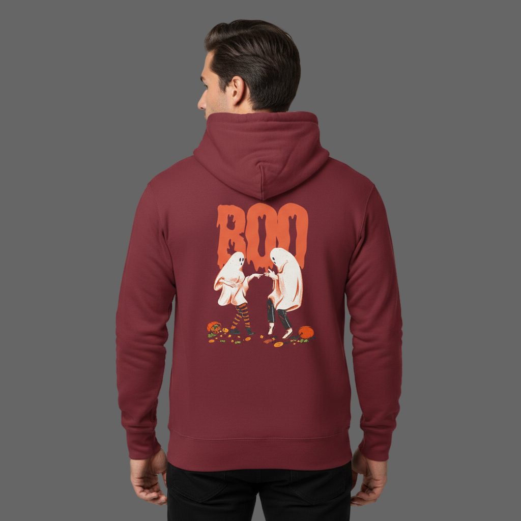 Men's Hoodie Boo Ghost Print