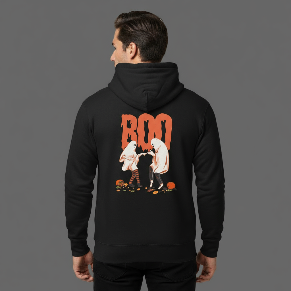 Men's Hoodie Boo Ghost Print