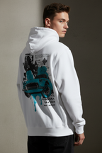 Men’s Oversized Hoodie Car print