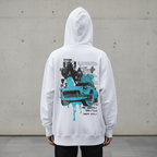Men’s Oversized Hoodie Car print