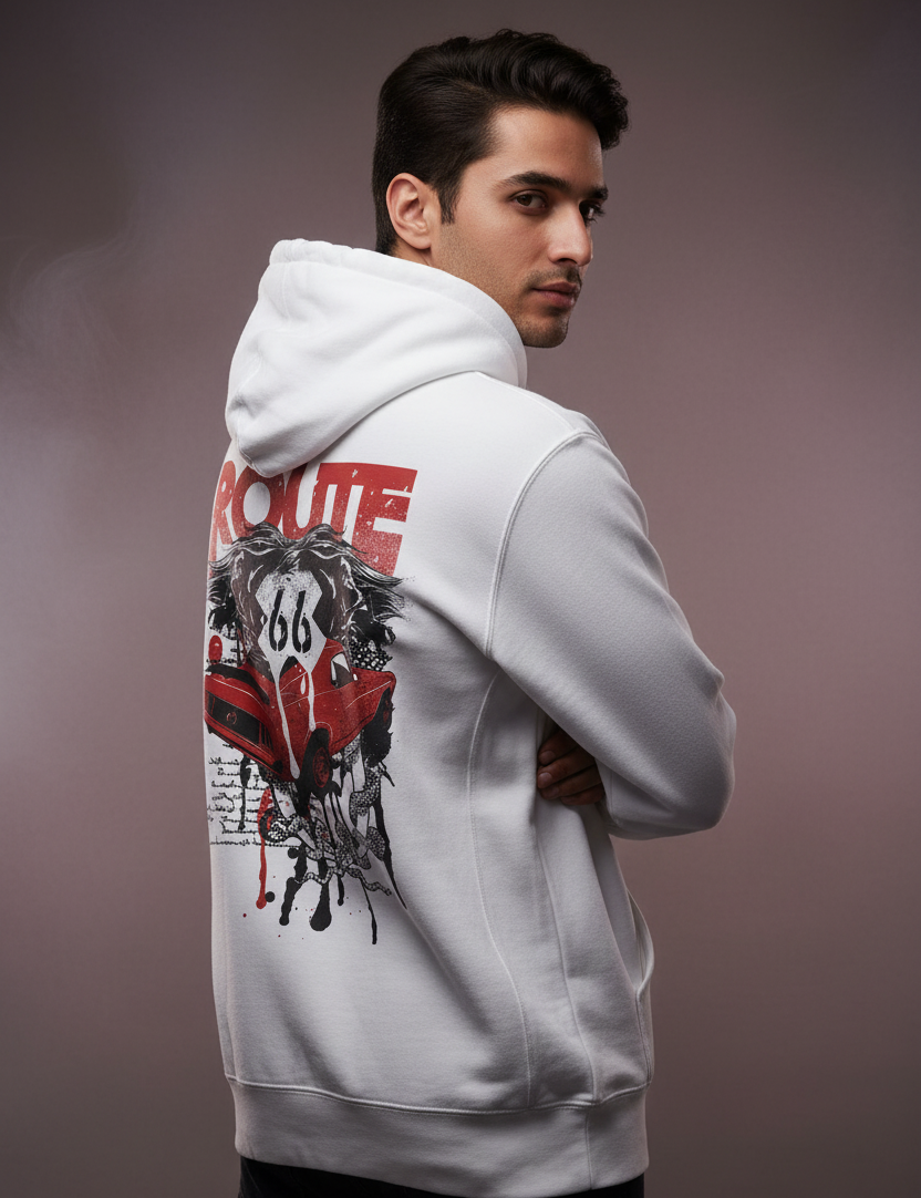 Men’s Oversized Hoodie Car print