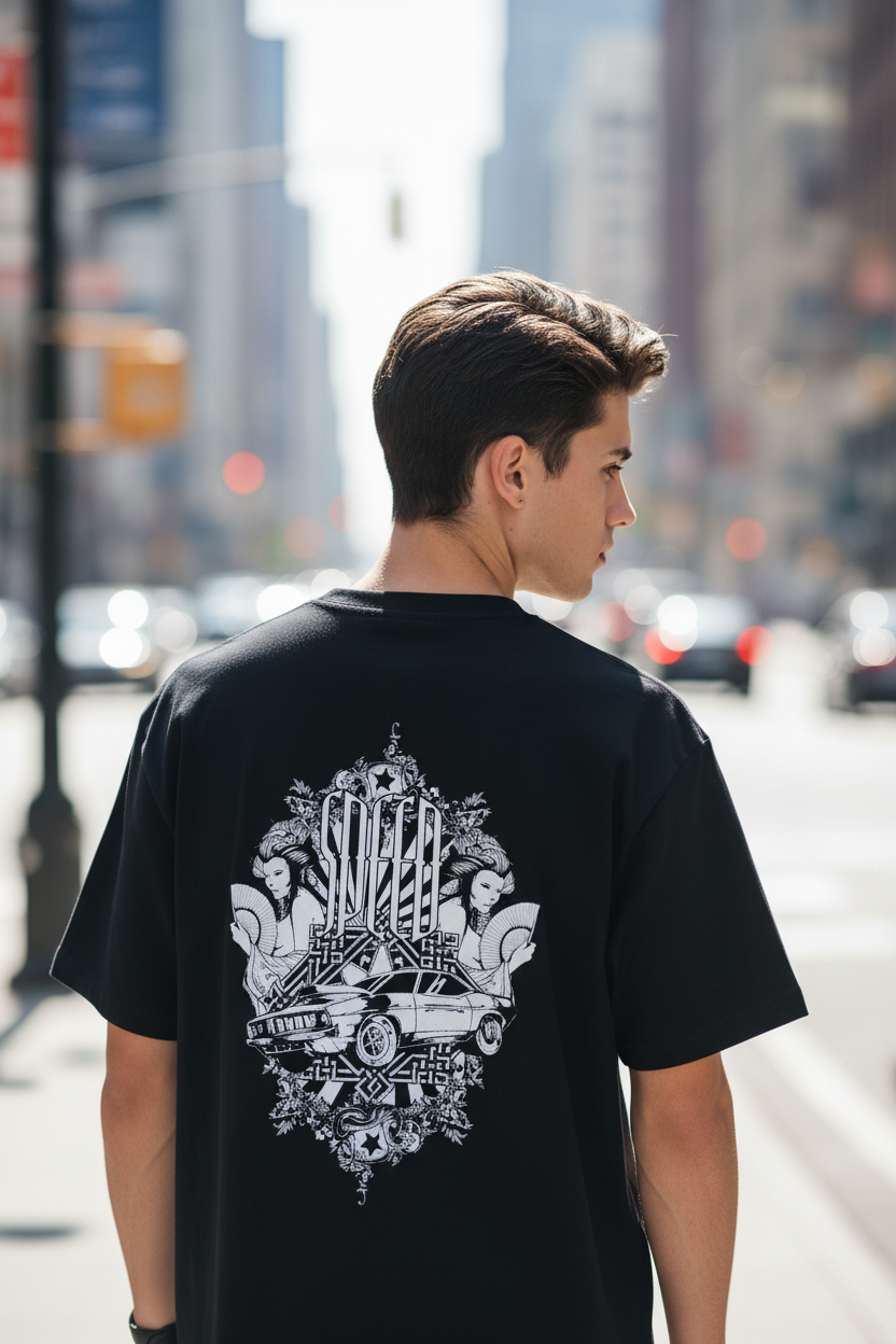Men’s Oversized T-Shirt Speed Print