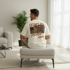 Men’s Oversized T-Shirt Extinct Dino Print