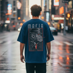 Men’s Premium Oversized T-Shirt Mafia Print