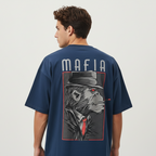 Men’s Premium Oversized T-Shirt Mafia Print