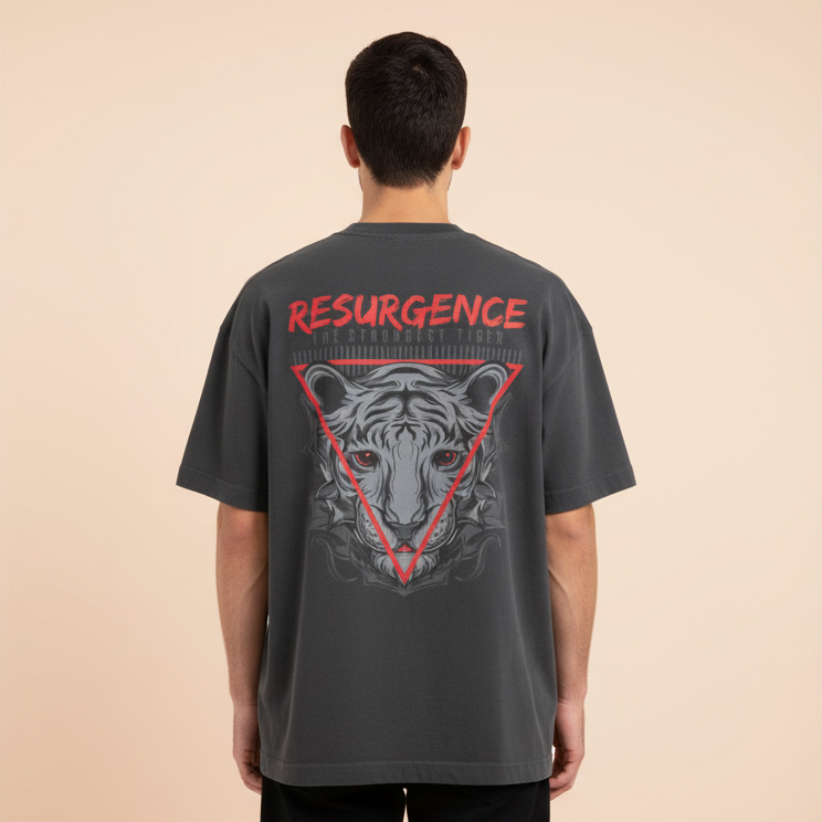 Men’s Premium Oversized T-Shirt Resurgence Print