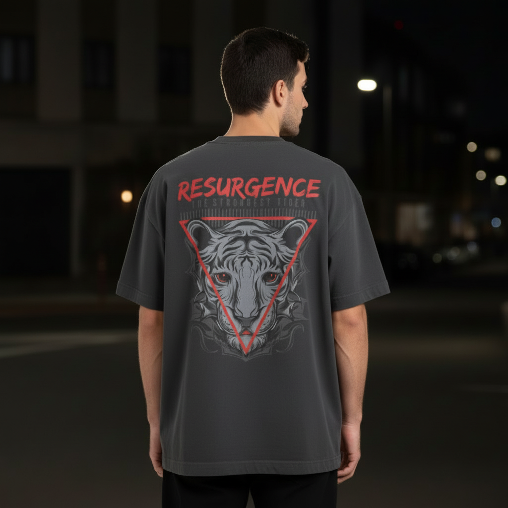 Men’s Premium Oversized T-Shirt Resurgence Print
