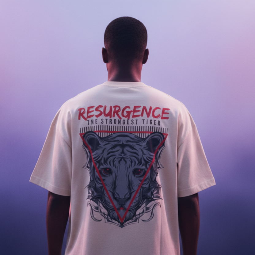 Men’s Premium Oversized T-Shirt Resurgence Print