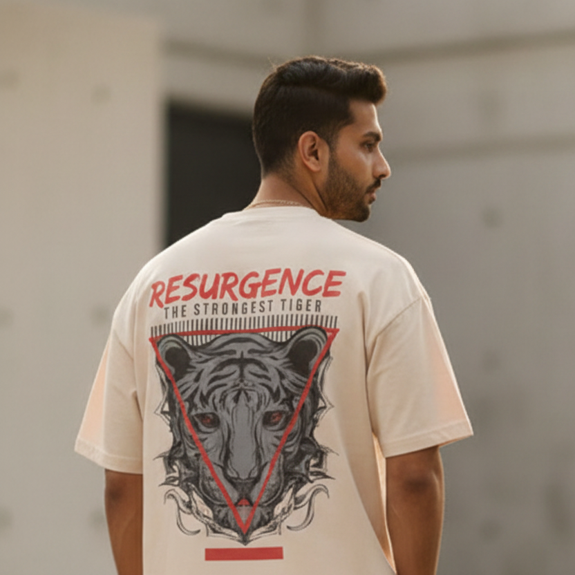 Men’s Premium Oversized T-Shirt Resurgence Print