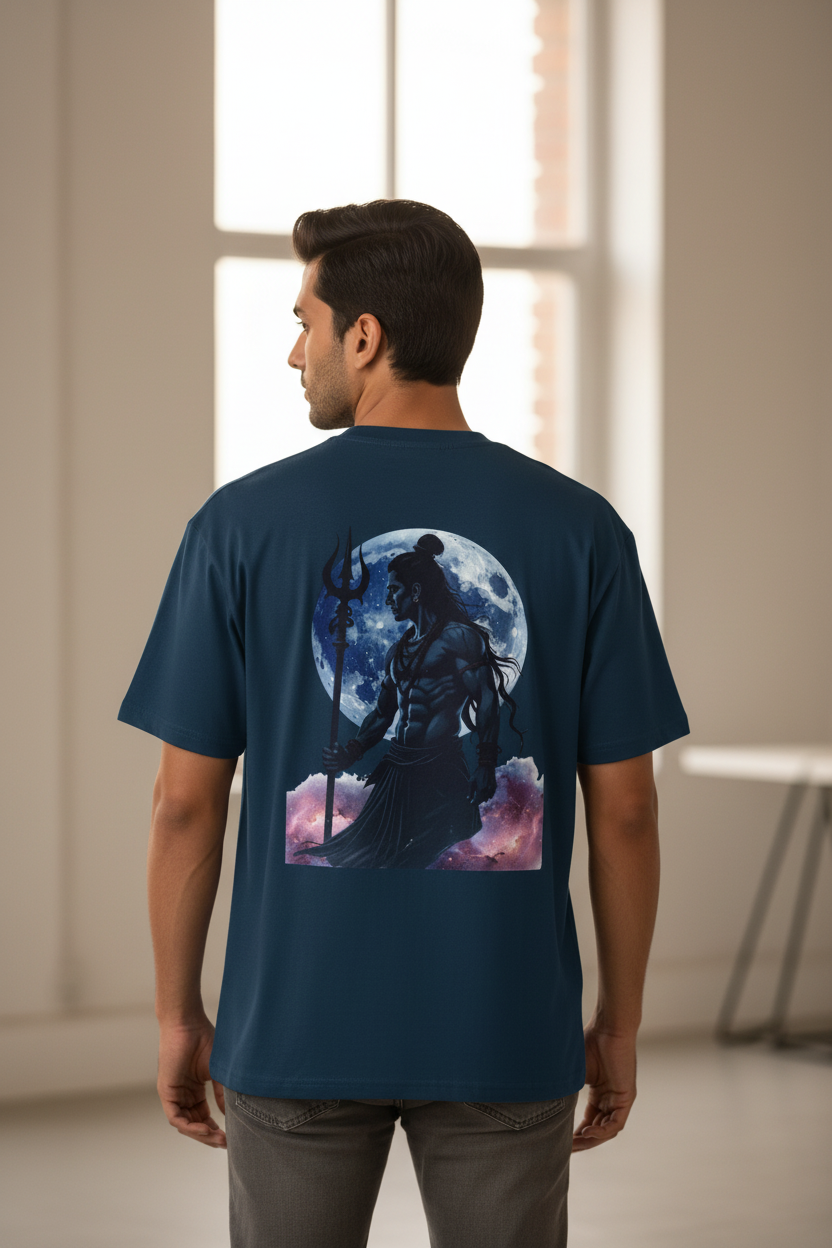 Men’s Oversized T-Shirt Shiva Print