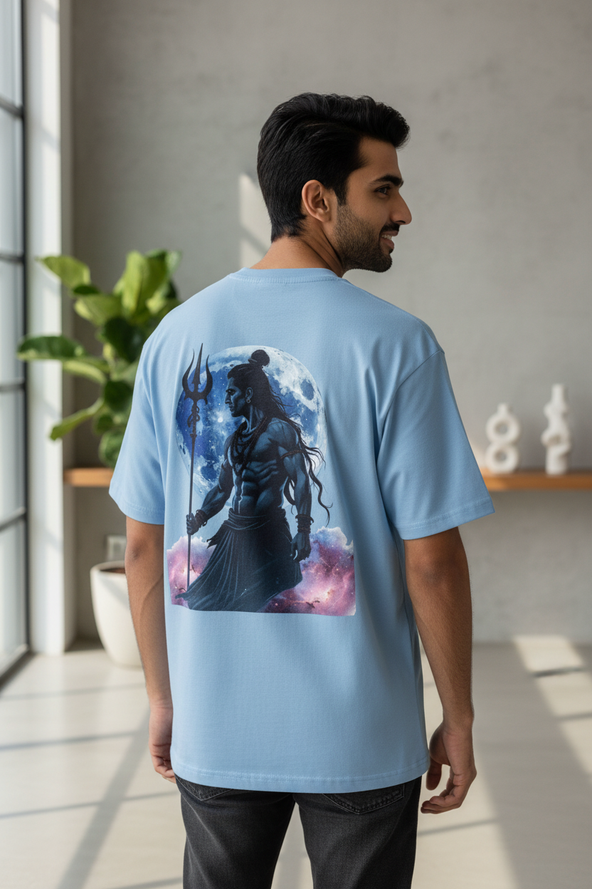 Men’s Oversized T-Shirt Shiva Print