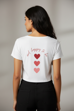 Women’s Crop Top Taken Print