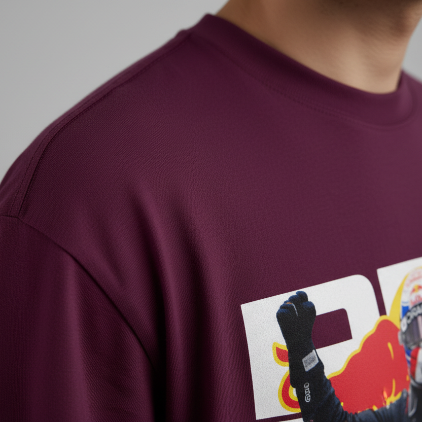 Men's Oversized T-Shirt Car Print