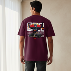 Men's Oversized T-Shirt Car Print