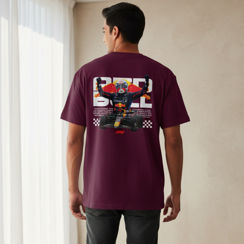Men's Oversized T-Shirt Car Print