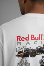Men's Oversized T-Shirt Red Bull Racing Print