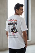 Men's Oversized T-Shirt Red Bull Racing Print