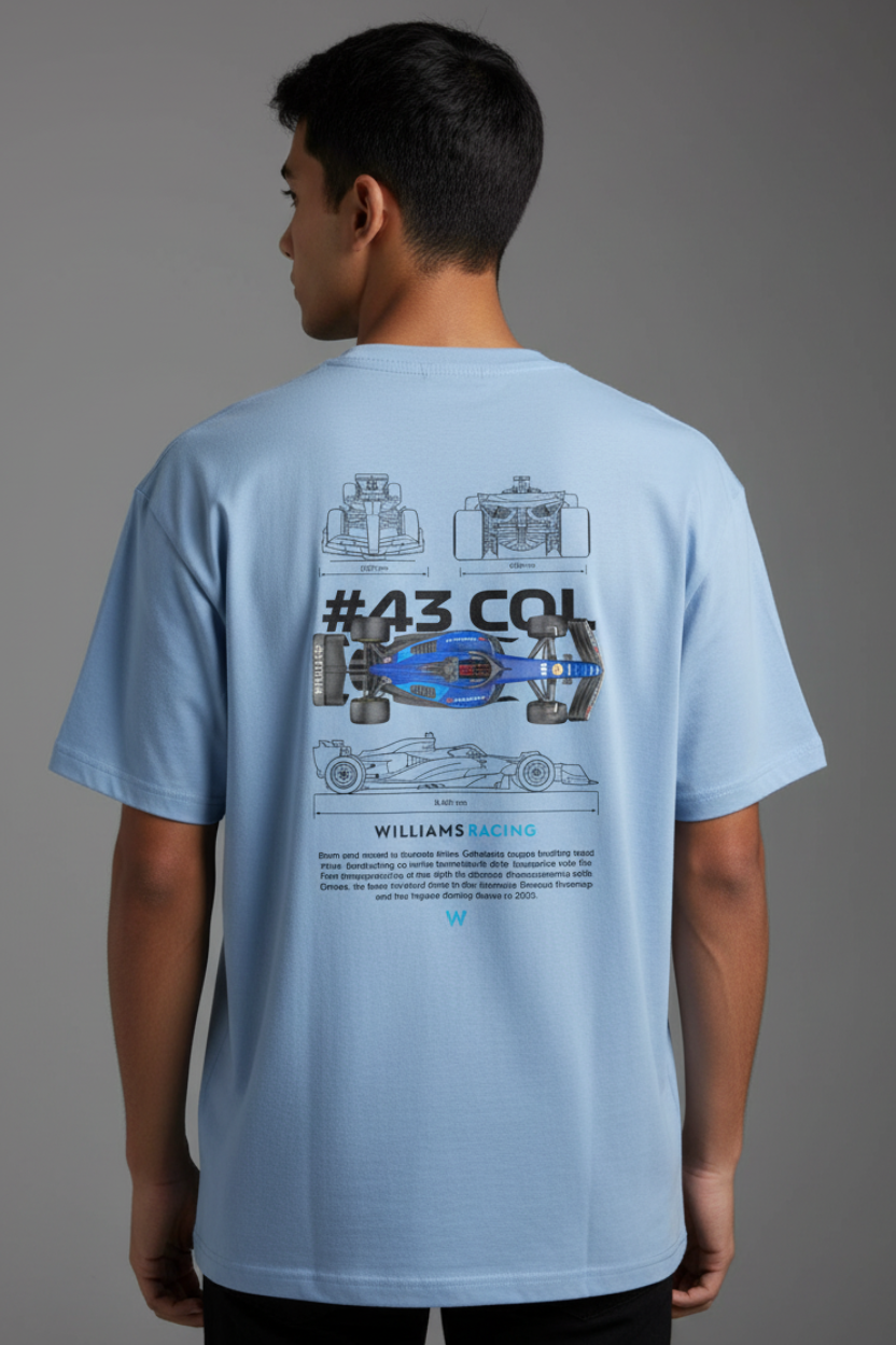 Men's Oversized T-Shirt Car Print