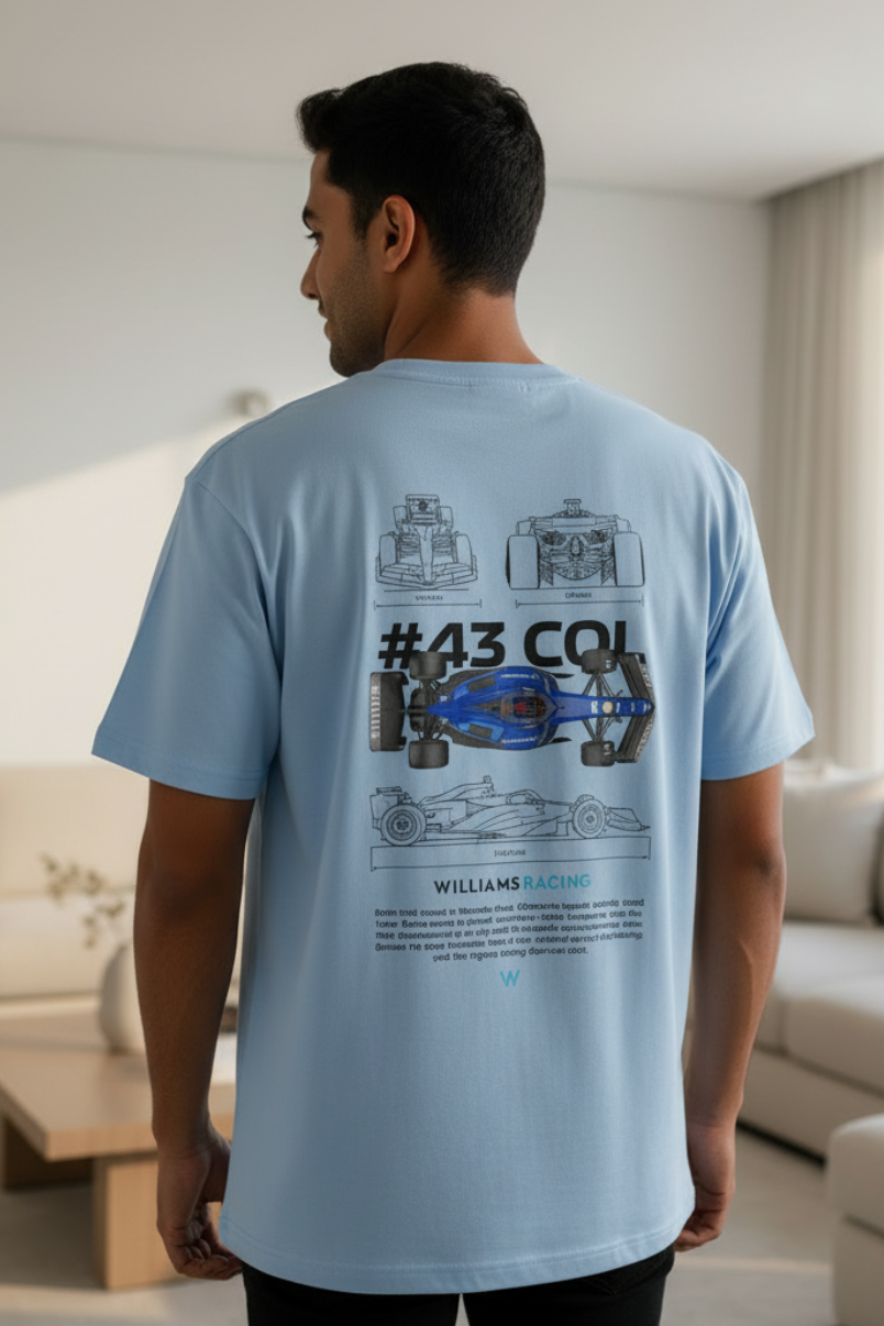 Men's Oversized T-Shirt Car Print