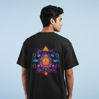 Men's Oversized T-Shirt Chakra print