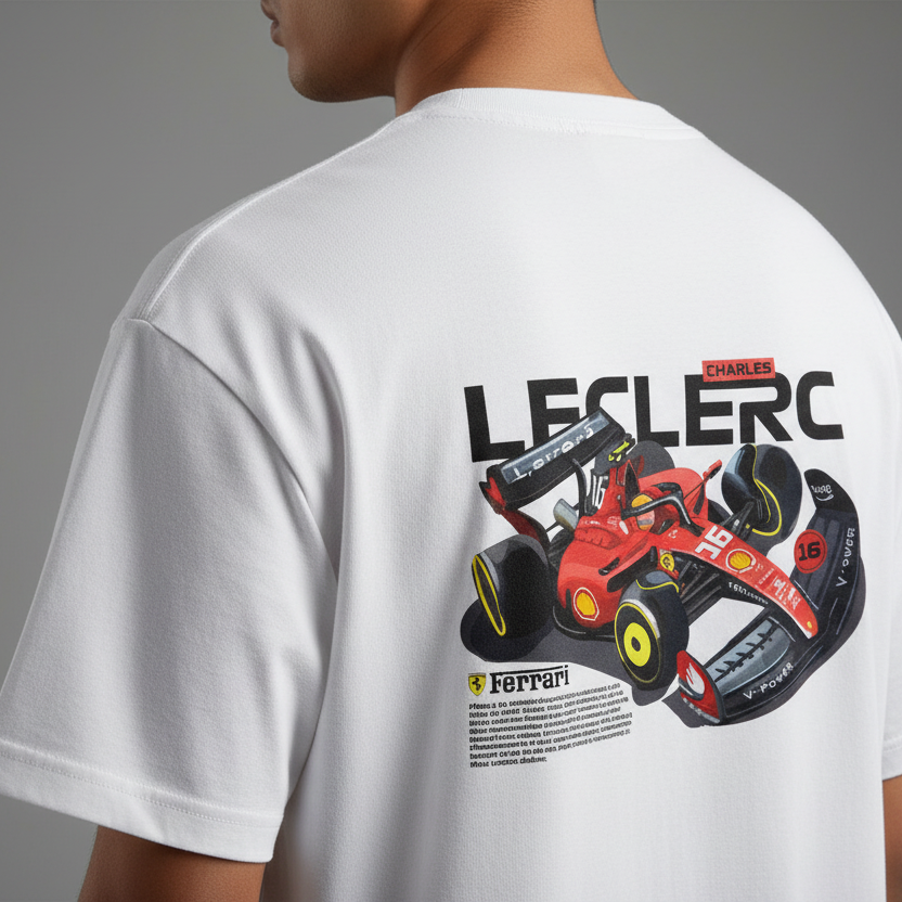 Men's Oversized T-Shirt Car Print