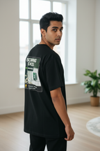 Men's Oversized T-shirt 'Vacay Mode Escaping Excel' Print