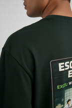 Men's Oversized T-shirt 'Vacay Mode Escaping Excel' Print