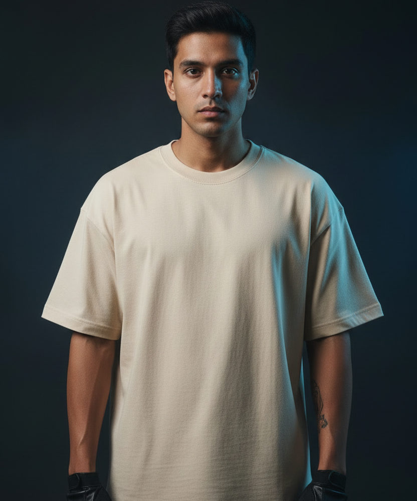 Men's Oversized T-shirt 'WiFi > KPI' Print