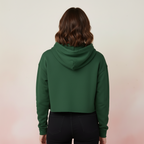 Women’s Crop Hoodie Cycle Print