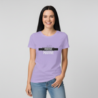 Women’s Round Neck T-Shirt Thinking Positive Print