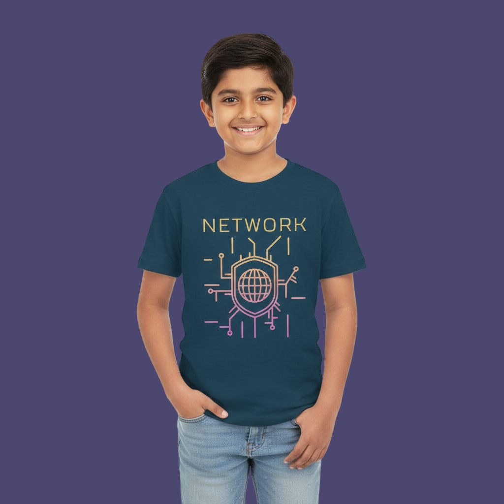 Kids Unisex T-Shirt Network Print