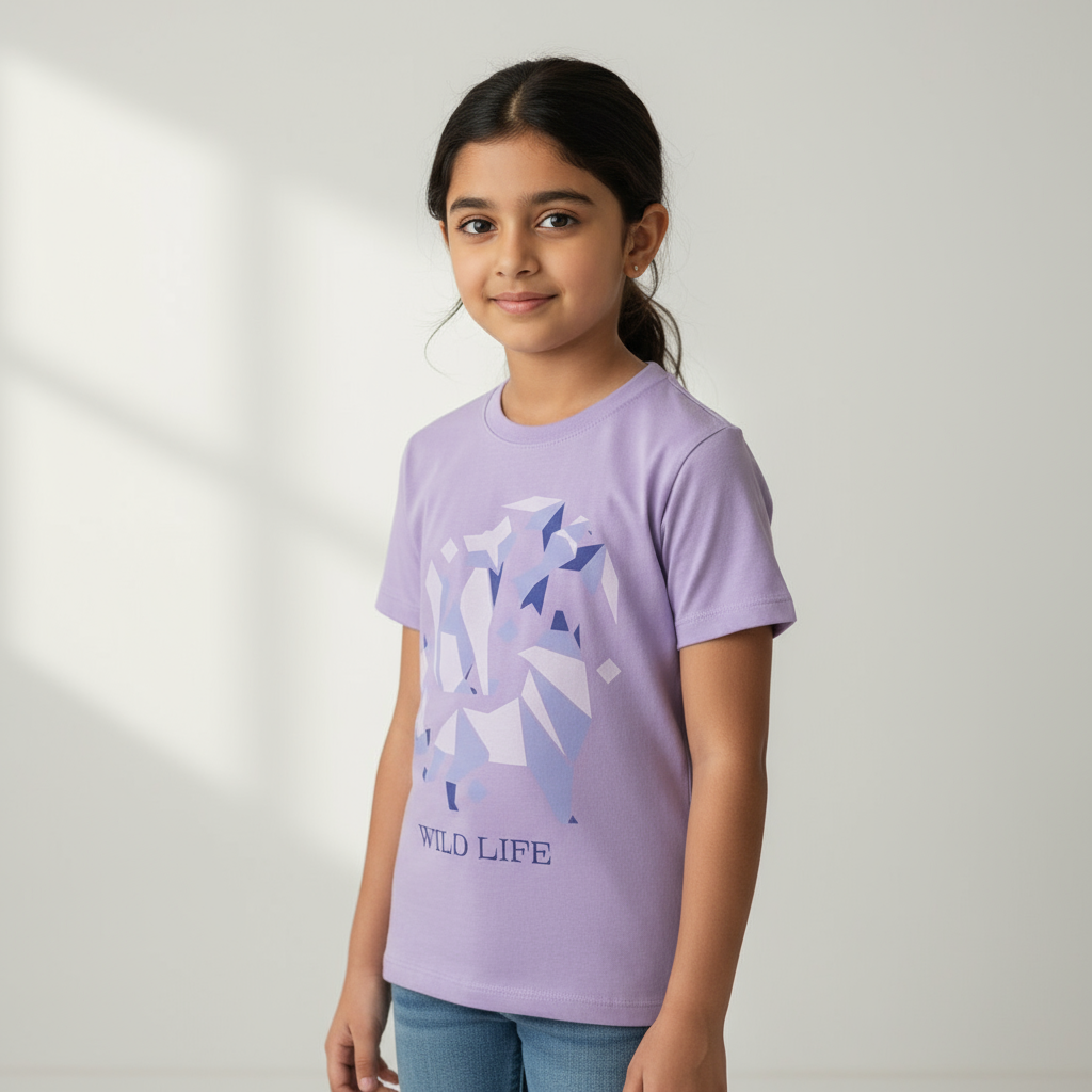Kids Unisex T-Shirt Wild Life Print