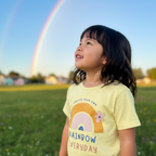 Kids Toddlers  Girl's T-Shirt Rainbow Print