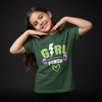 Kids Girl's T-Shirt Girl Power Print