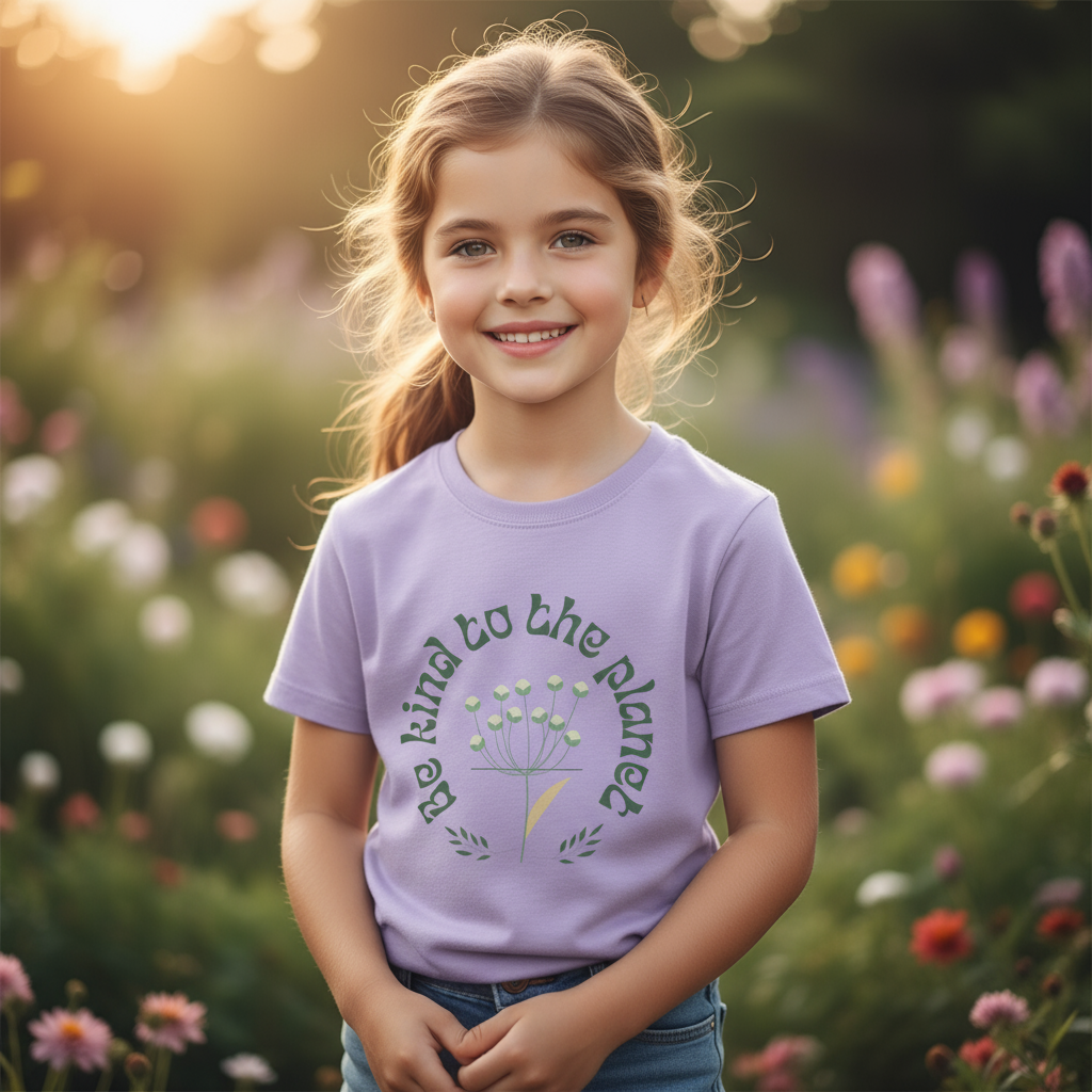 Kids Unisex T-Shirt Be Kind Print