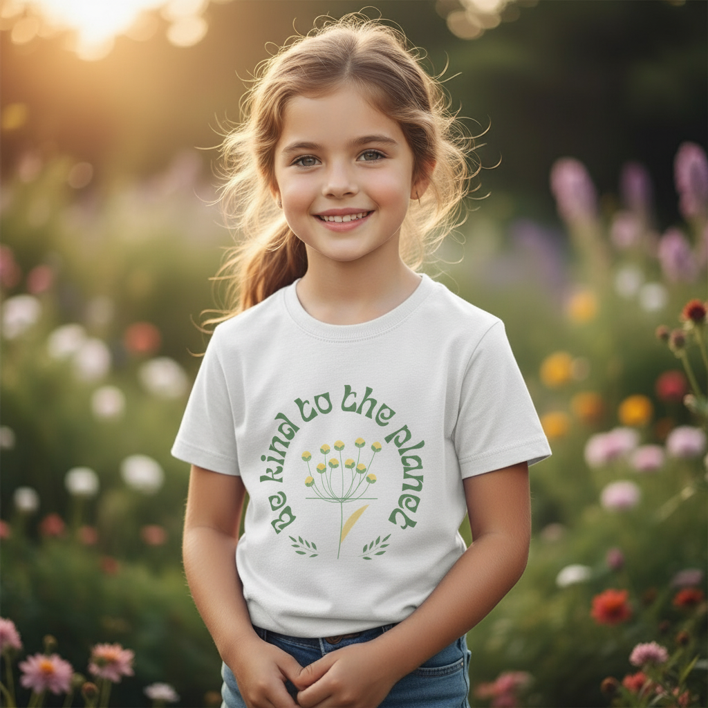 Kids Unisex T-Shirt Be Kind Print