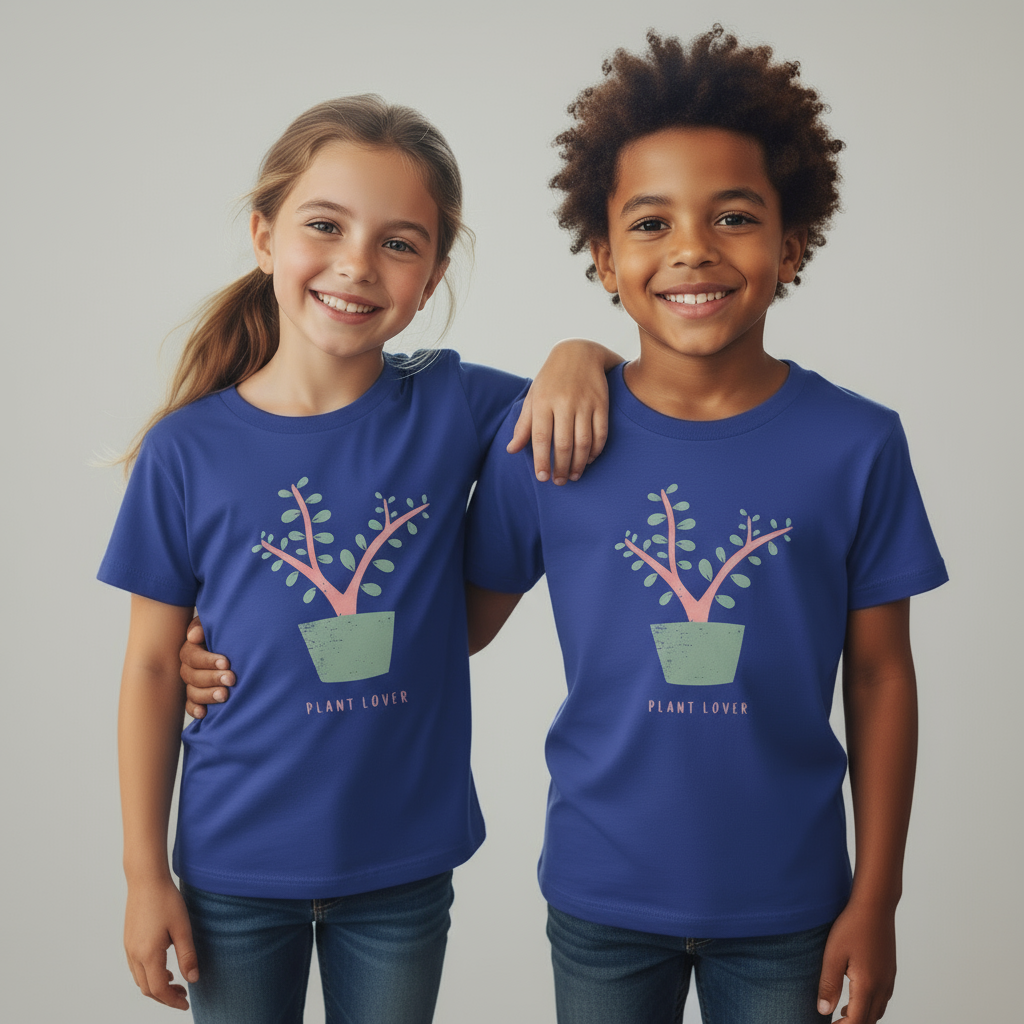 Kids Unisex T-Shirt Plant Lover Print