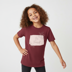 Kids Girl's T-Shirt Be Yourself Print