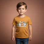Kids Toddlers Unisex T-shirt Animals Print