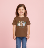 Kids Toddlers Unisex T-shirt Animals Print