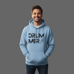 Men's Hoodie Drummer Print