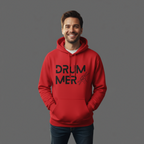 Men's Hoodie Drummer Print