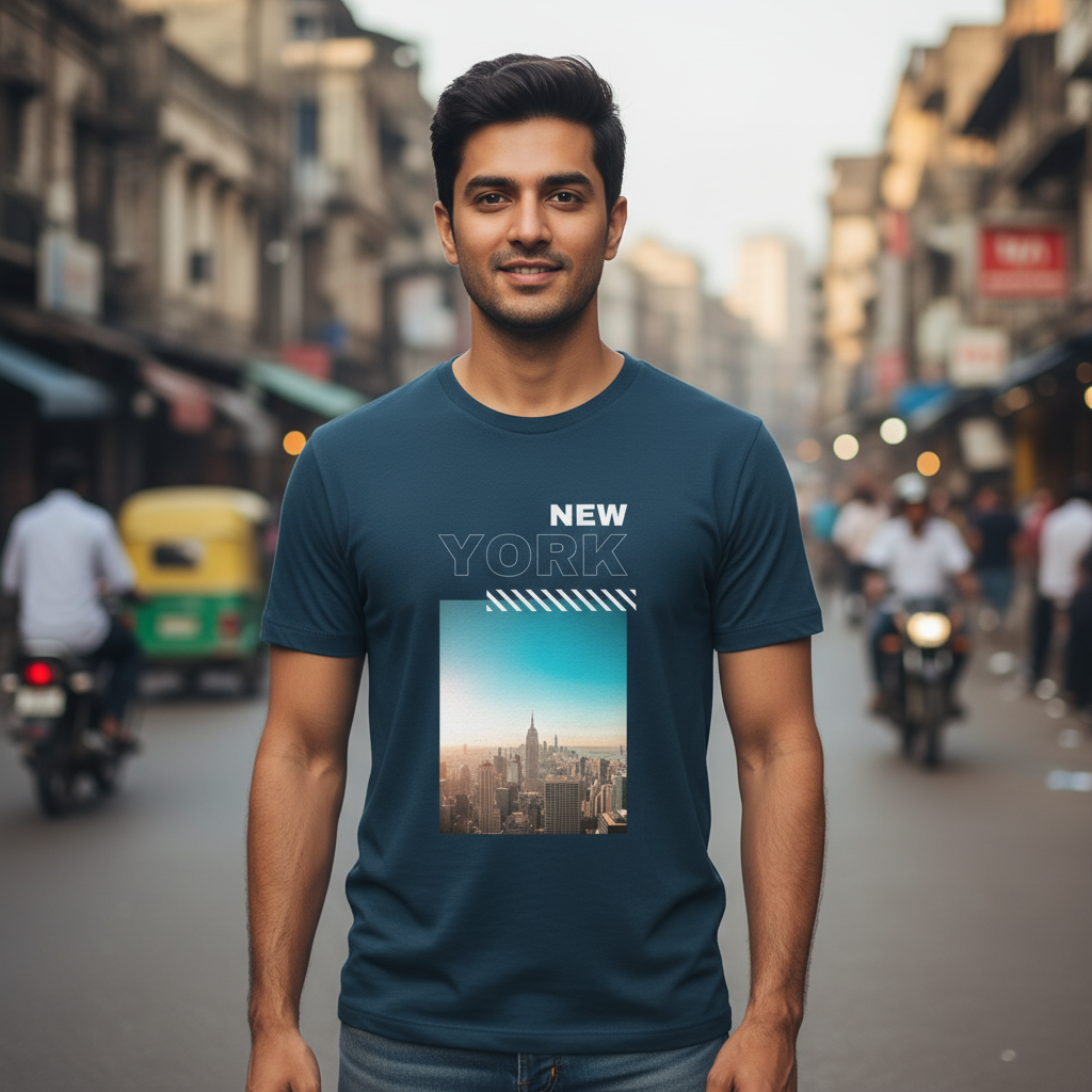 Men's Regular T-Shirt New York Print